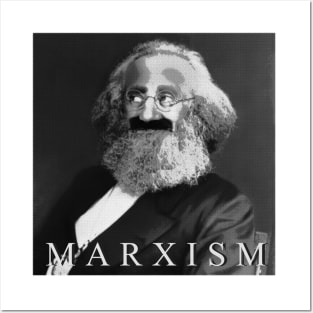 yest i'm marxist (groucho marx x karl marx) Posters and Art